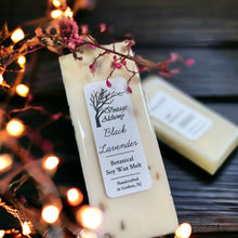 Load image into Gallery viewer, Black lavender wax melt