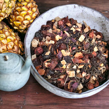 Load image into Gallery viewer, pineapple rose white tea