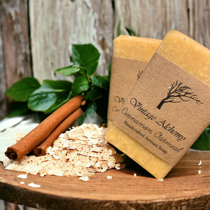 cinnamon oatmeal all natural soap