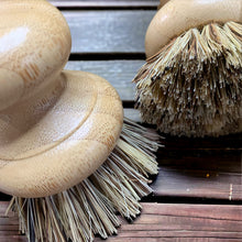 Load image into Gallery viewer, bamboo scrub brush