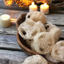 Load image into Gallery viewer, natural loofah sponges
