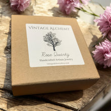Load image into Gallery viewer, Kraft box for rose quartz bracelet
