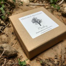 Load image into Gallery viewer, box for mens lava stone essential oil bracelet with bronze spacers