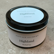 Load image into Gallery viewer, Jar of Vintage Alchemy Highland Herbal Tea on a concrete surface
