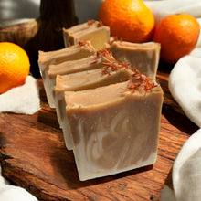 Load image into Gallery viewer, orange creamsicle handmade soap