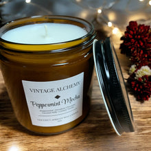 Load image into Gallery viewer, peppermint candle with chocolate