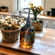 Load image into Gallery viewer, peppermint liquid soap in dispenser