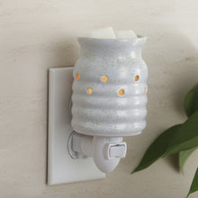 Load image into Gallery viewer, speckled ceramic plug in wax warmer night light fragrance warmer