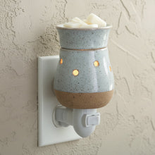 Load image into Gallery viewer, ceramic plug in wax warmer with natural stone base fragrance warmer
