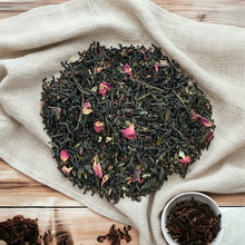 Load image into Gallery viewer, saffron rose black loose leaf tea