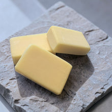 Load image into Gallery viewer, Soft Lavender botanical soap bars handcrafted artisan soap with gentle lavender scent by Vintage Alchemy