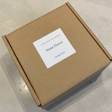 Load image into Gallery viewer, stone flower smudge bowl packaging