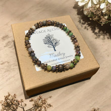 Load image into Gallery viewer, 4mm beaded bracelet with assorted stones
