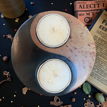 Load image into Gallery viewer, Tealight Holder | Yin Yang | Charcoal Cones and Tealights
