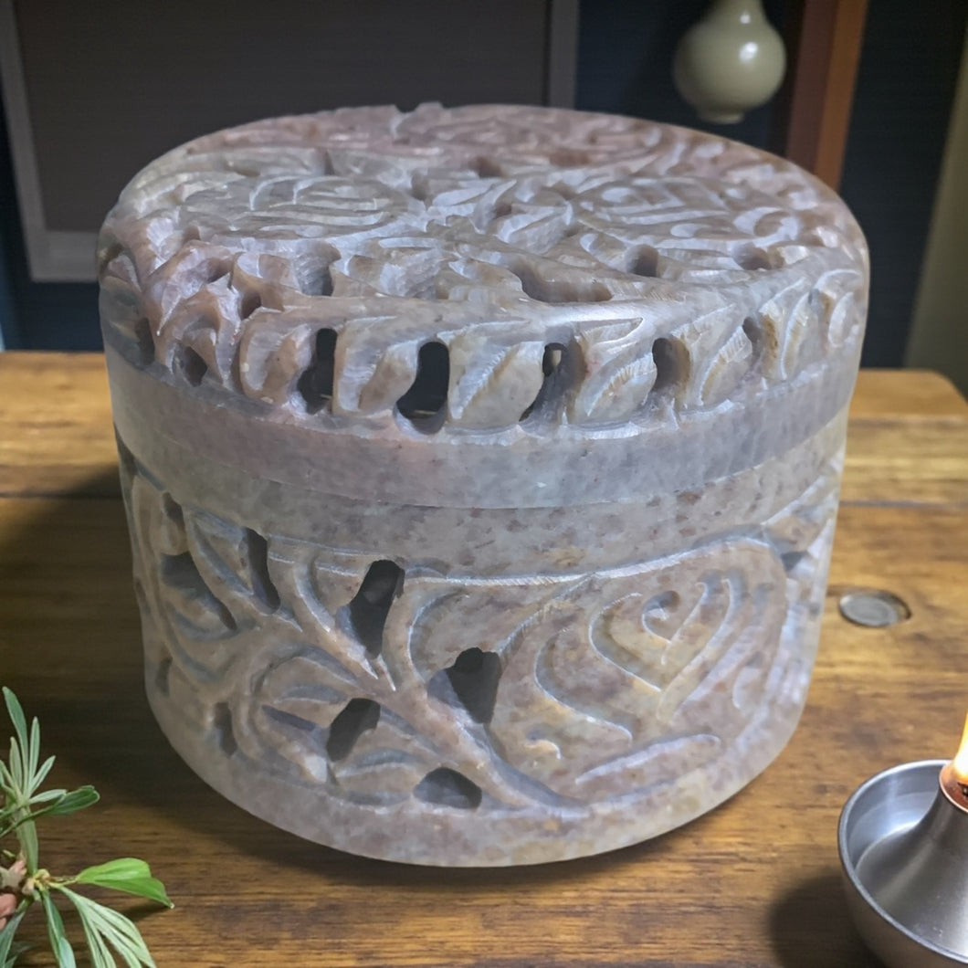 Incense Burner | Incense Bowl | Covered Stone | Charcoal and Cones