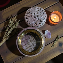 Load image into Gallery viewer, Incense Burner | Incense Bowl | Covered Stone | Charcoal and Cones
