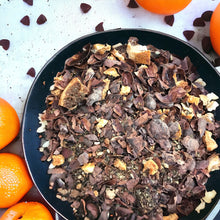 Load image into Gallery viewer, orange cacao herbal tea
