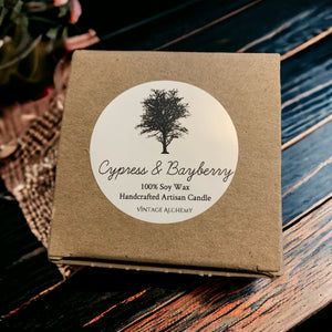cypress and bayberry kraft box