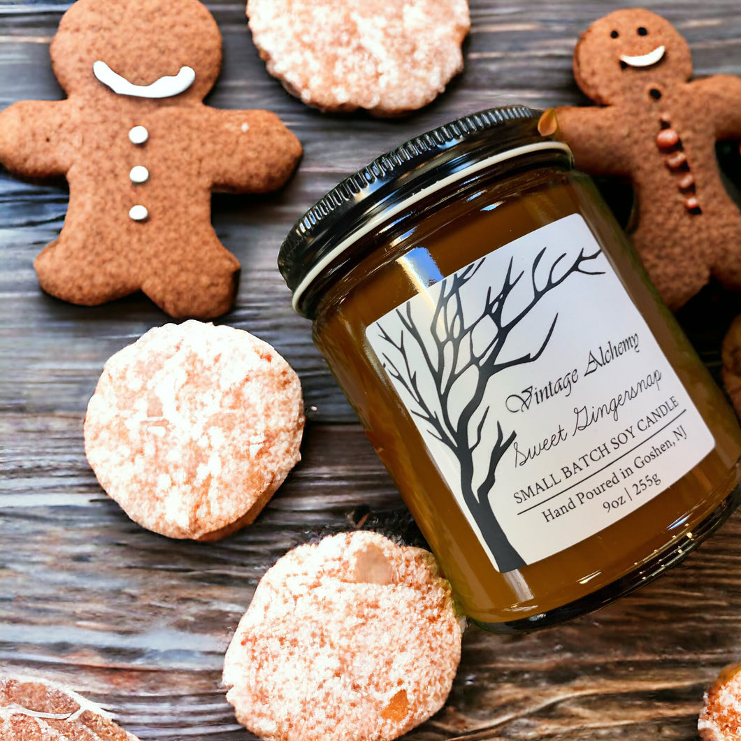sweet gingersnap candle