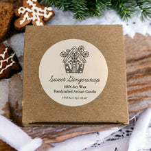 Load image into Gallery viewer, sweet gingersnap candle box
