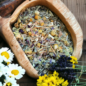 lavender chamomile bath tea