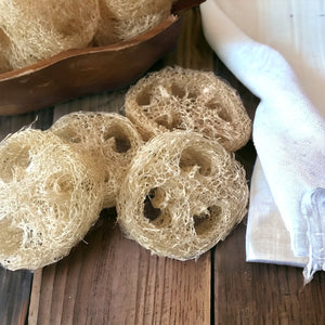 natural loofah sponges