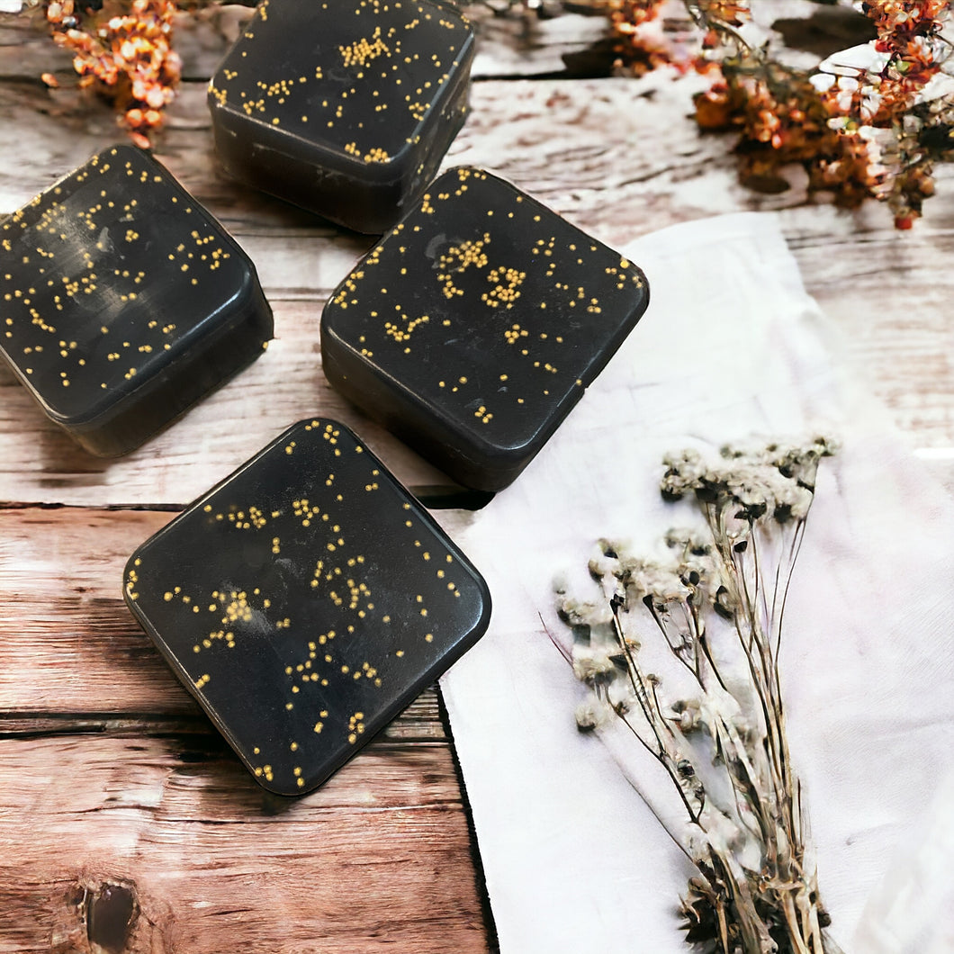 Activated charcoal face soap