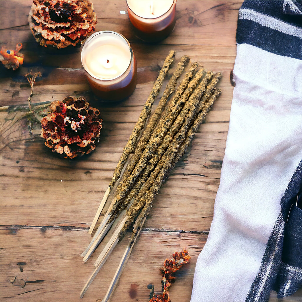 Natural Herb & Resin Incense Sticks | Palo Santo & Vanilla