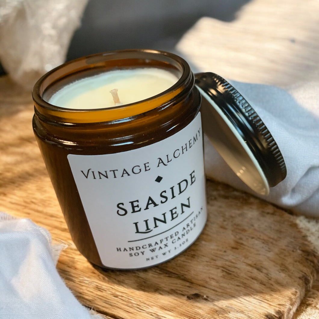 4oz Soy Candles | Seaside Linen