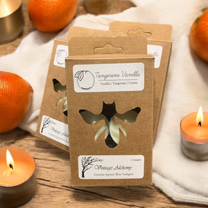 Tealights | Tangerine Vanilla | Coconut Apricot Wax