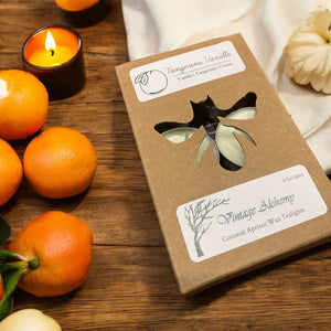 Tealights | Tangerine Vanilla | Coconut Apricot Wax