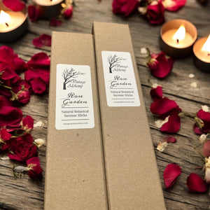 Natural Botanical Incense Sticks | Rose Garden