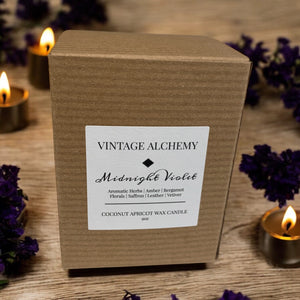 9oz Candles | Midnight Violet | Coconut Apricot Wax