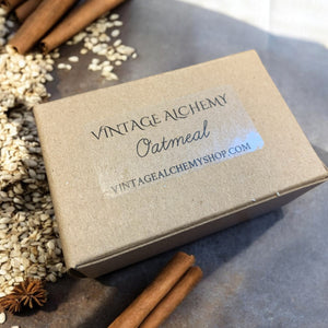 Oatmeal natural soap box