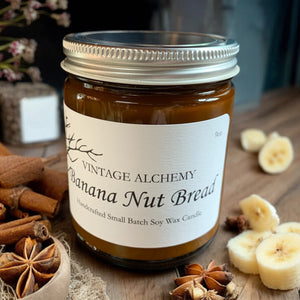 banana bread soy candle