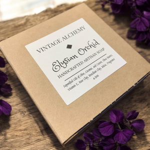 elysian orchid handmade soap box