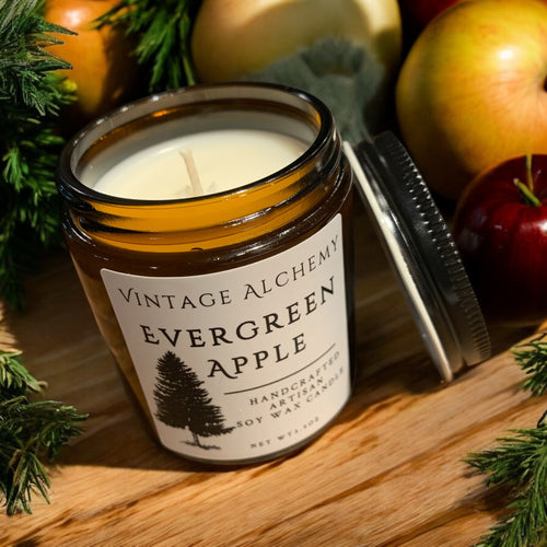 evergreen apple candle