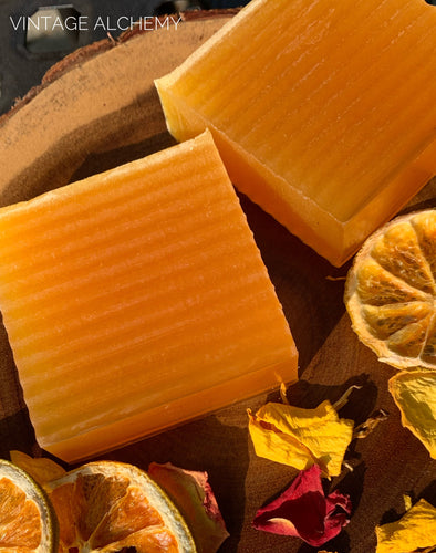 sunshine citrus glycerin soap