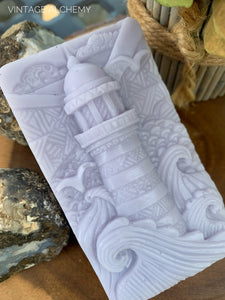 lighthouse design soap