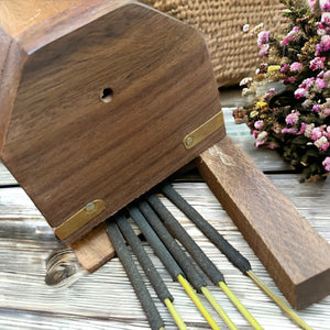 incense burner with storage