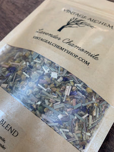 lavender chamomile herbal tea pouch