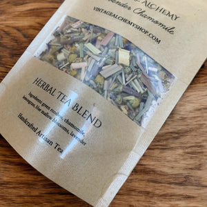 lavender chamomile tea sample