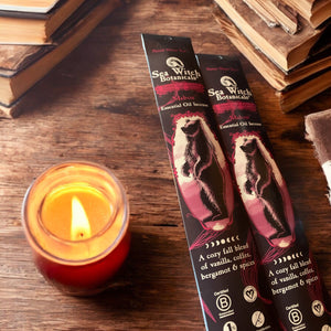 natural coffee and vanilla incense sticks