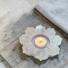 Load image into Gallery viewer, Tealight Holder | Stone Lotus | Variations
