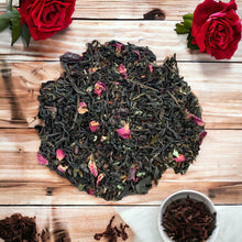 Load image into Gallery viewer, saffron rose black loose leaf tea
