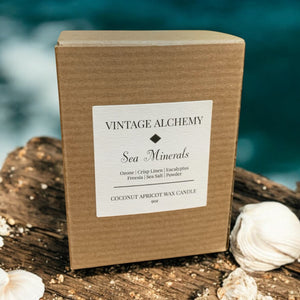 sea minerals candle box