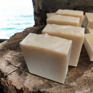 tropical handmade exfoliating soap