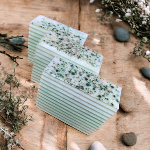 wood sage and sea salt glycerin soap