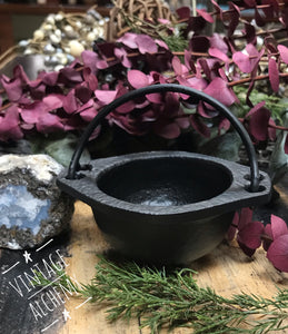 small cauldron for burning incense