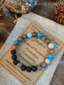 Essential Oil Bracelet | Jasper
